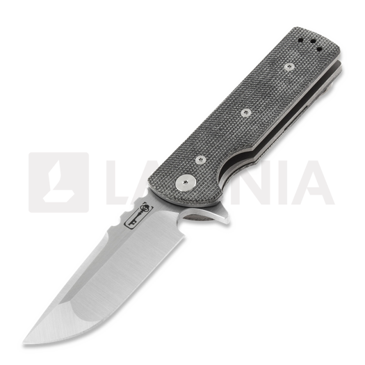 มีดพับ Chaves Knives T.A.K, black micarta, drop point