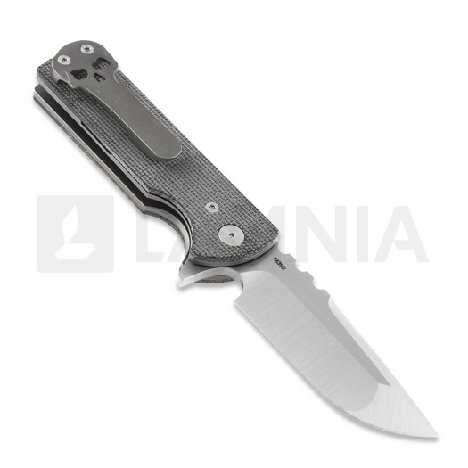 Chaves Knives T.A.K folding knife, black micarta, drop point