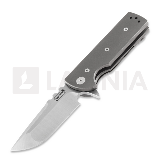 Nóż składany Chaves Knives T.A.K, titanium, drop point