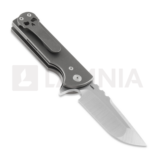 Chaves Knives T.A.K folding knife, titanium, drop point