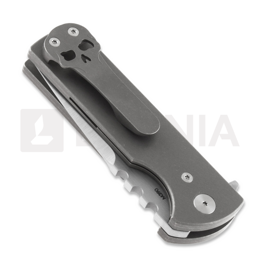 Chaves Knives T.A.K folding knife, titanium, drop point