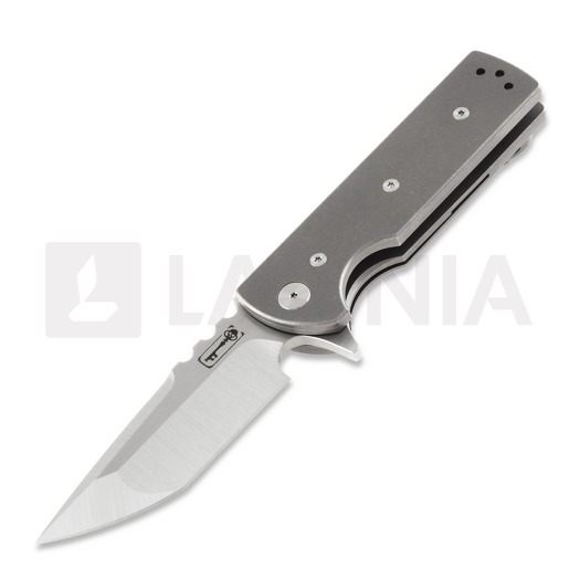 Nóż składany Chaves Knives T.A.K, titanium, tanto