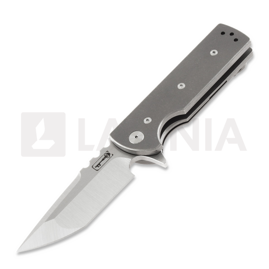 Skladací nôž Chaves Knives T.A.K, titanium, tanto
