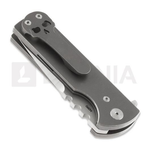 Chaves Knives T.A.K folding knife, titanium, tanto