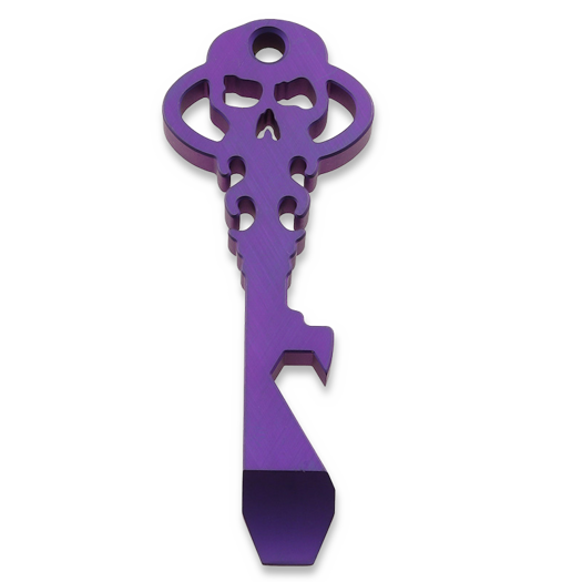 Chaves Knives Titanium Crosshatch High Voltage Purple Ano