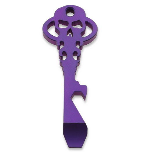 Chaves Knives Titanium Crosshatch High Voltage Purple Ano