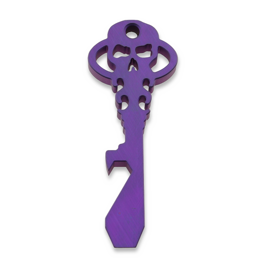 Chaves Knives Titanium Crosshatch High Voltage Purple Ano