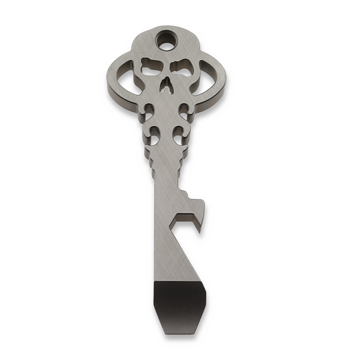 Chaves Knives Titanium Crosshatch Silver Natural