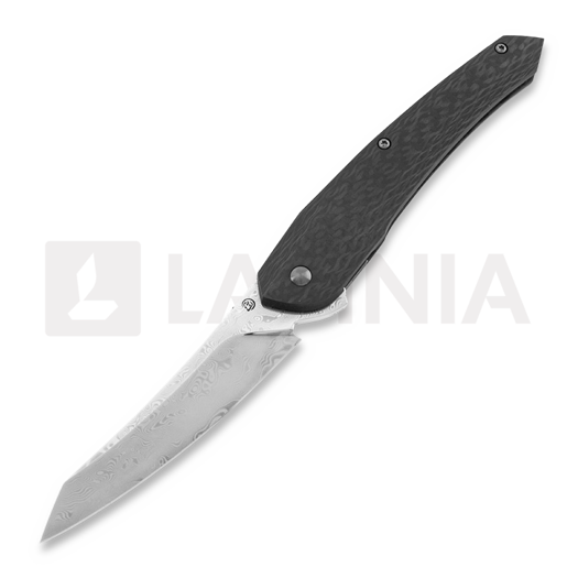 Liigendnuga Cheburkov Cobra Damascus, carbon fibre