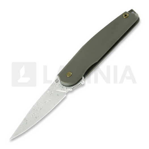 Briceag Cheburkov Colibri Damascus, Titanium