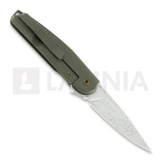 Coltello pieghevole Cheburkov Colibri Damascus, Titanium