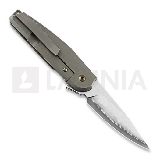Cheburkov Colibri Laminate folding knife, Bronze Titanium