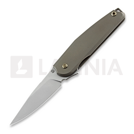 Cheburkov Colibri M390 folding knife, Bronze Titanium