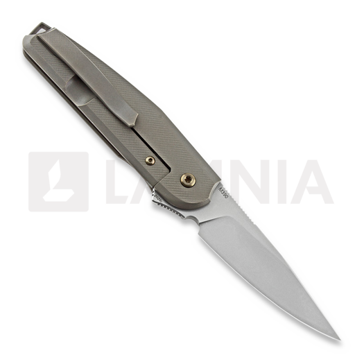 Cheburkov Colibri M390 folding knife, Bronze Titanium