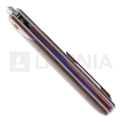 Cheburkov Drakon Custom Damasteel folding knife