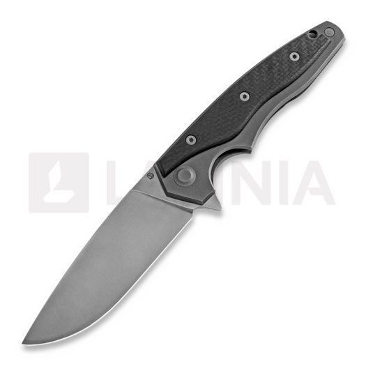Cheburkov Kasatka M390 Titainum folding knife, Carbon Fibre Inlay