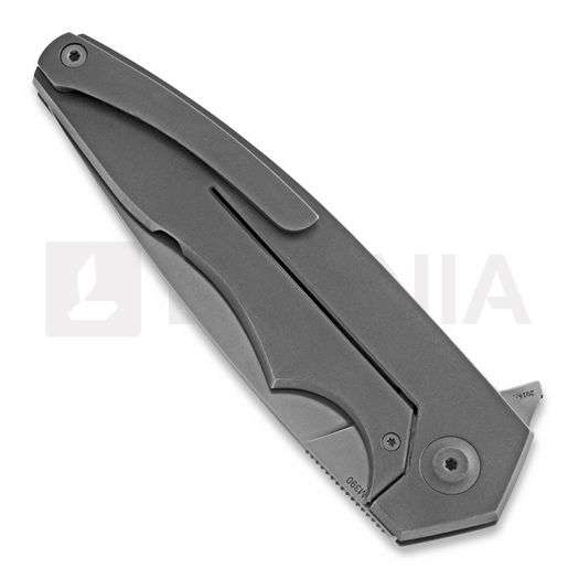 Cheburkov Kasatka M390 Titainum k&auml;&auml;nt&ouml;veitsi, Carbon Fibre Inlay