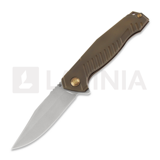 Cheburkov Medved (Bear) CPM S125V fällkniv, Bronze Titanium