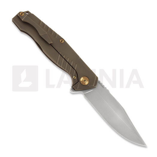 Cheburkov Medved (Bear) CPM S125V sulankstomas peilis, Bronze Titanium