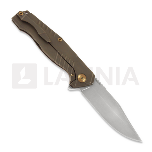 Cheburkov Medved (Bear) CPM S125V 折叠刀, Bronze Titanium