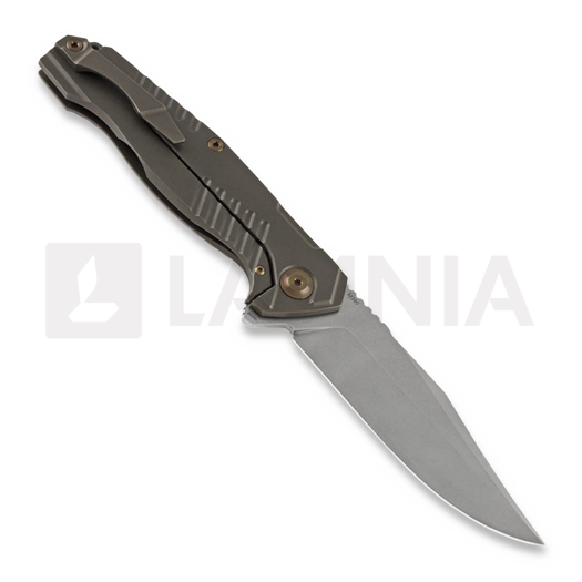 Cheburkov Medved (Bear) M390 sulankstomas peilis, Bronze Titanium
