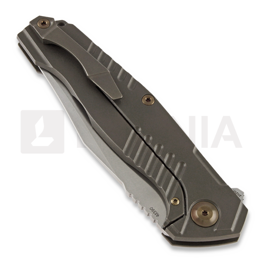 Cheburkov Medved (Bear) M390 sulankstomas peilis, Bronze Titanium