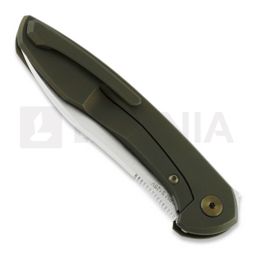 Cheburkov Mini Russkiy CPM S125V folding knife, Bronzed Titanium