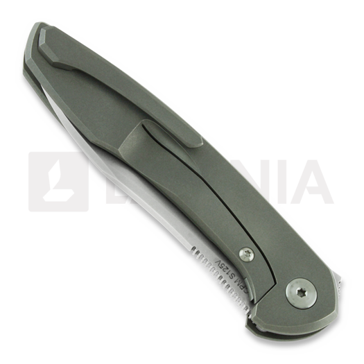Cheburkov Mini Russkiy CPM S125V sulankstomas peilis, Titanium