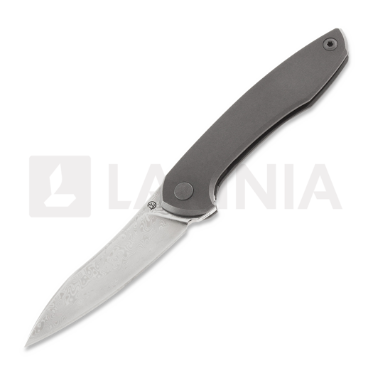 Liigendnuga Cheburkov Mini Russkiy Damascus, Titanium