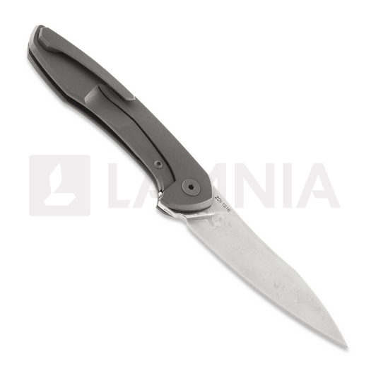 Zav&iacute;rac&iacute; nůž Cheburkov Mini Russkiy Damascus, Titanium