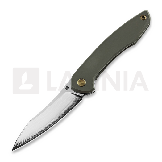 Cheburkov Mini Russkiy Laminate folding knife, Bronzed Titanium