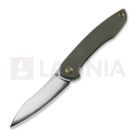 Cheburkov Mini Russkiy Laminate kääntöveitsi, Bronzed Titanium