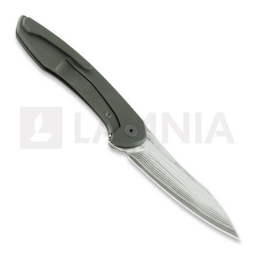 Cheburkov Mini Russkiy Laminate sulankstomas peilis, Titanium