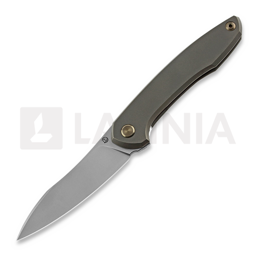 Couteau pliant Cheburkov Mini Russkiy M390, Bronzed Titanium