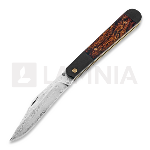 Cheburkov Poputchik Damascus Ironwood סכין מתקפלת