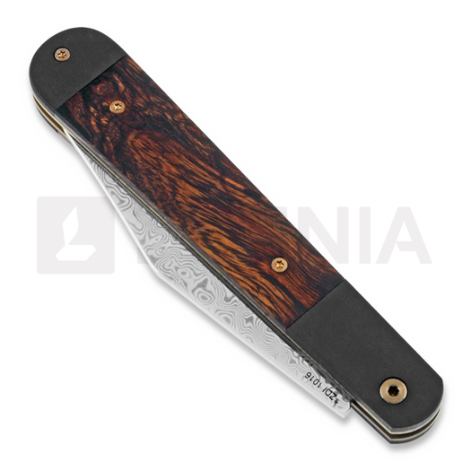 Coltello pieghevole Cheburkov Poputchik Damascus Ironwood