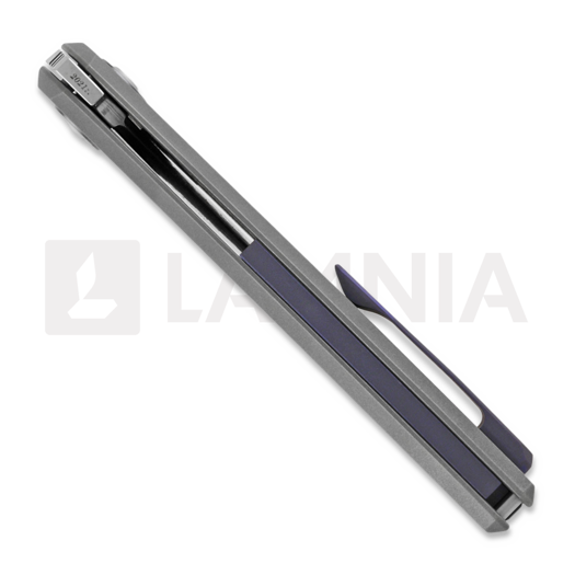 Zav&iacute;rac&iacute; nůž Cheburkov Russkiy Damascus, purple pivot