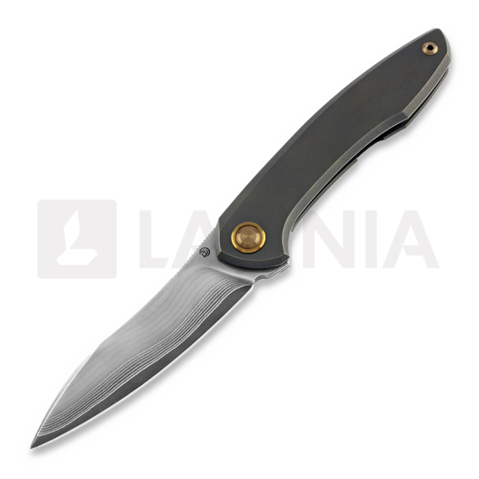 Cheburkov Russkiy Laminate Bronze Titanium Taschenmesser