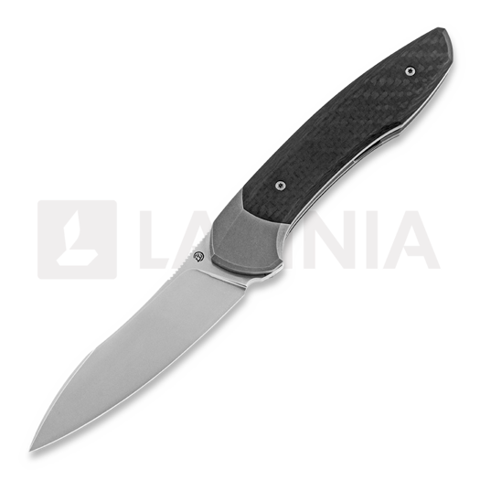 Cheburkov Russkiy M390 sklopivi nož, Carbon Fibre with Bolster