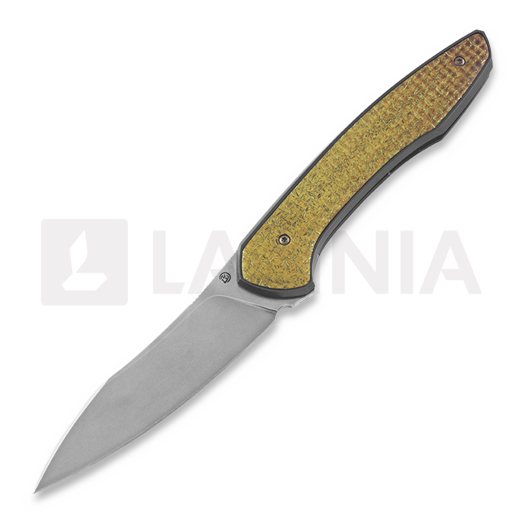 Nóż składany Cheburkov Russkiy M390, vintage carbon fiber