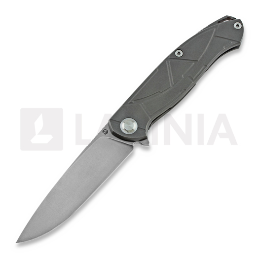 Cheburkov Scout M390 kääntöveitsi, Grooved Titanium