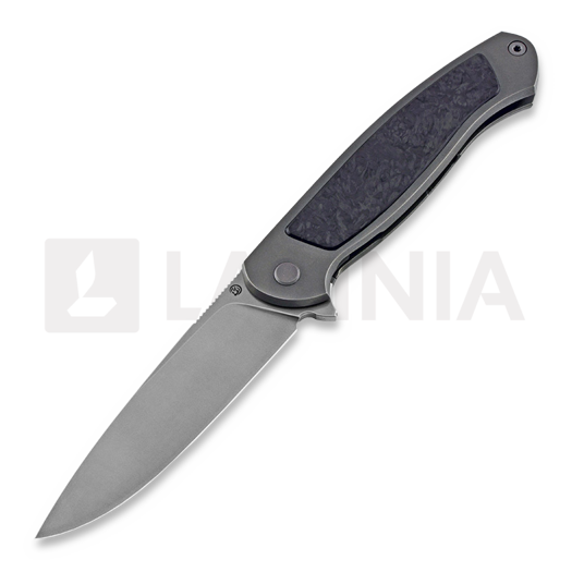 มีดพับ Cheburkov Scout M390, Titanium, Carbon Fibre Inlay