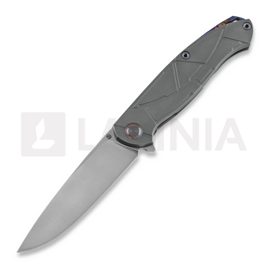 Liigendnuga Cheburkov Scout M390 Titanium, timascus clip and spacer