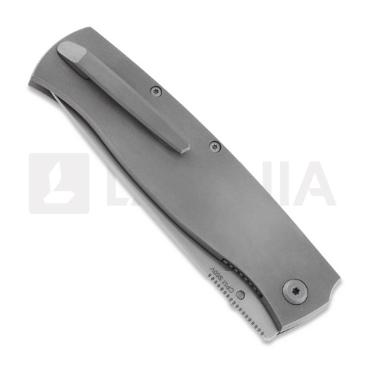 Cheburkov Strizh large CPM S60V Titanium kääntöveitsi