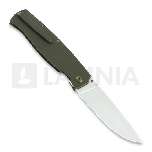 Cheburkov Strizh large M390 Bronze Titanium folding knife