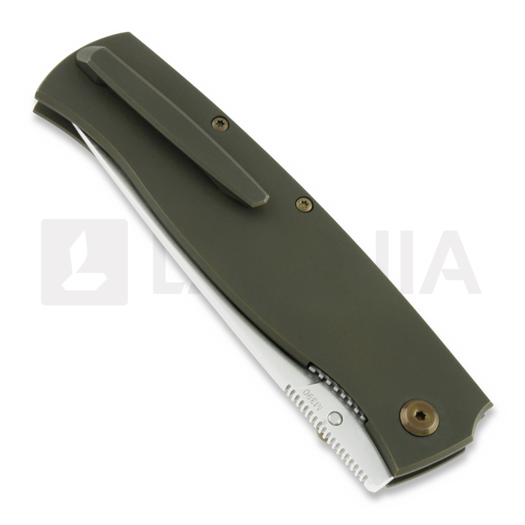 Cheburkov Strizh large M390 Bronze Titanium folding knife