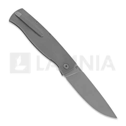 Cheburkov Strizh large M390 sulankstomas peilis, Titanium, Black Carbon Fibre Inlay