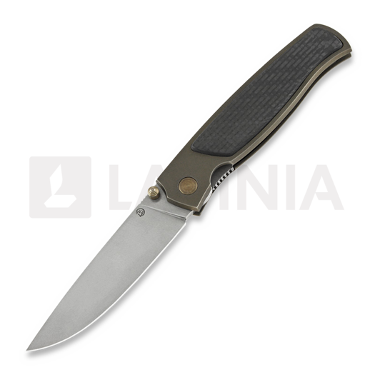 Liigendnuga Cheburkov Strizh small CPM S60V Bronze Titanium Carbon Fiber Inlay
