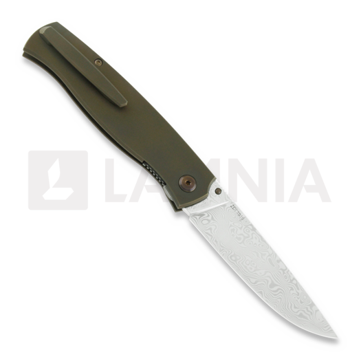 Cheburkov Strizh small Damascus kääntöveitsi, Timascus