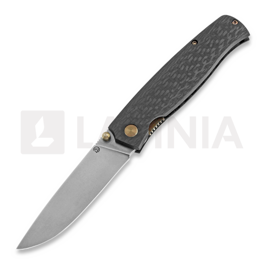 Cheburkov Strizh small Elmax vouwmes, Carbon Fibre